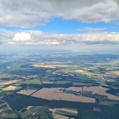 Flugwegposition um 13:46:21: Aufgenommen in der Nähe von Kreis Zalaegerszeg, Ungarn in 2055 Meter